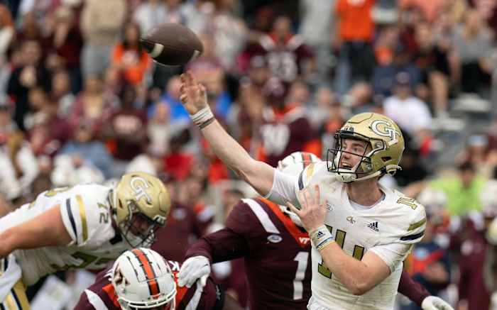Georgia Tech quarterback Zach Pyron
